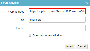 (Example) Link to a File from an E-mail