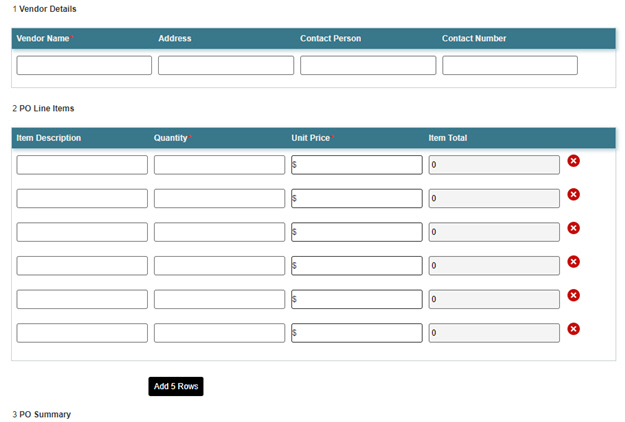 Purchase Order Request Final