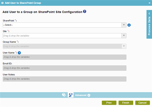 Add User to a Group on SharePoint Site Configuration screen