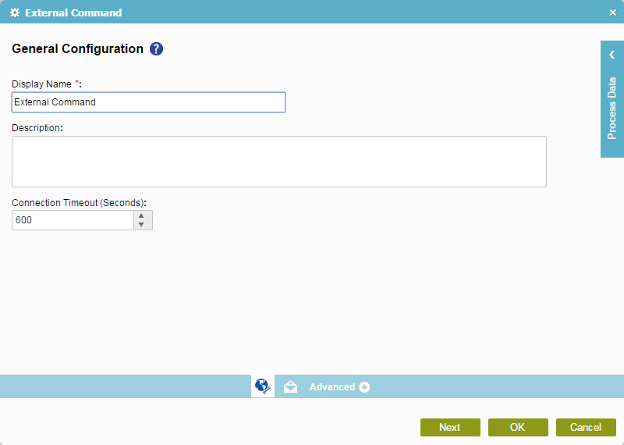 General Configuration screen