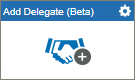 Add Delegate activity