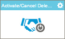 Activate or Cancel Delegation activity
