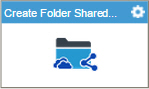 Create Folder Shared Link activity