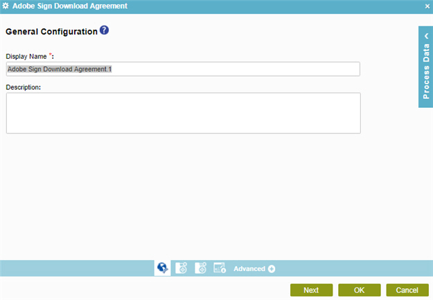 General Configuration screen