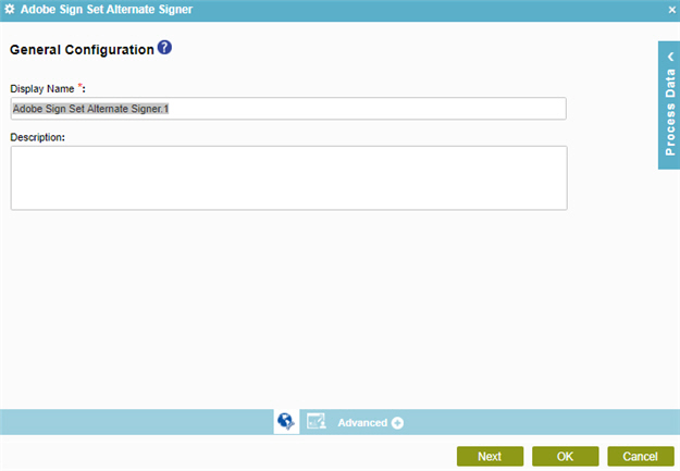 General Configuration screen