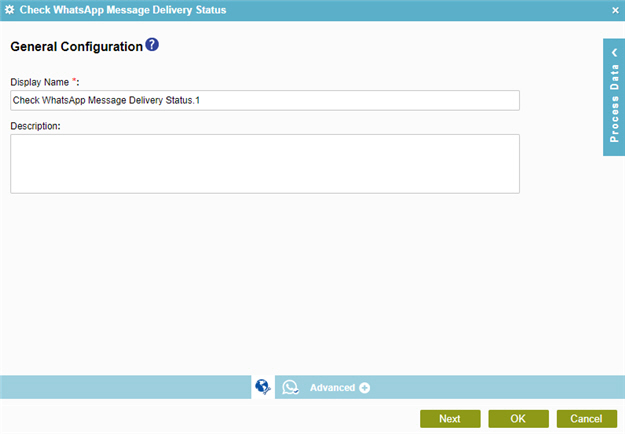 General Configuration screen