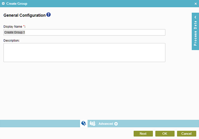 General Configuration screen