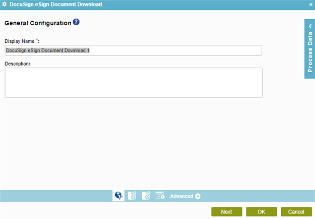 General Configuration screen