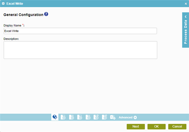 General Configuration screen