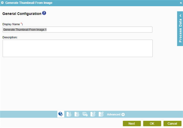 General Configuration screen