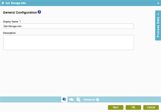 General Configuration screen