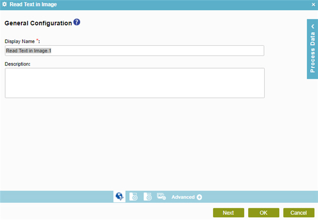 General Configuration screen