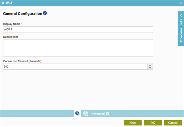 General Configuration screen