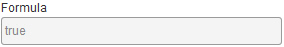 Formula form control