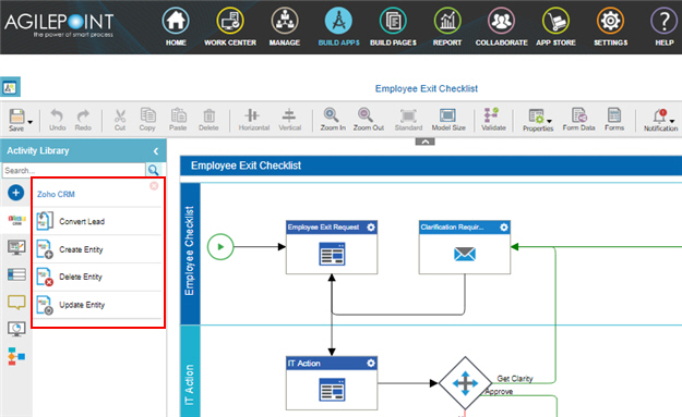 Process Activities for Zoho CRM