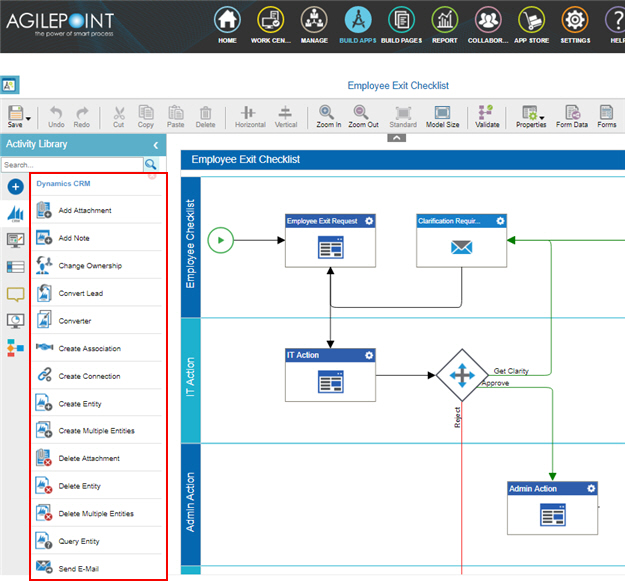 Process Activities for Dynamics CRM