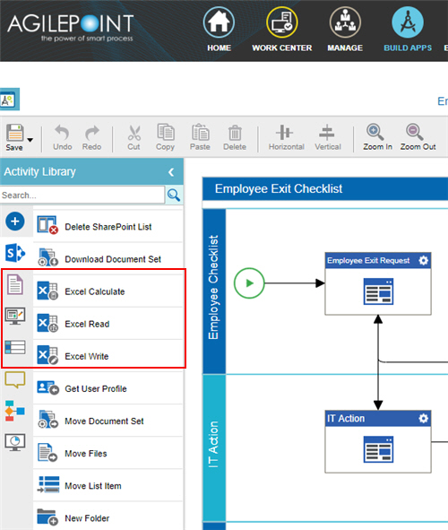 Process Activities for Excel SharePoint