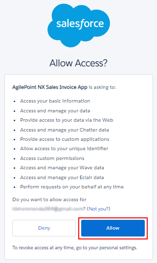 Grant Salesforce Access