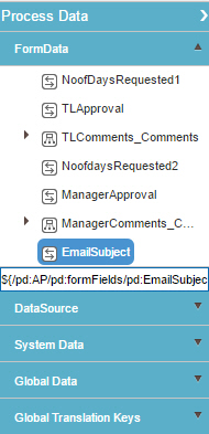 Process Data tab