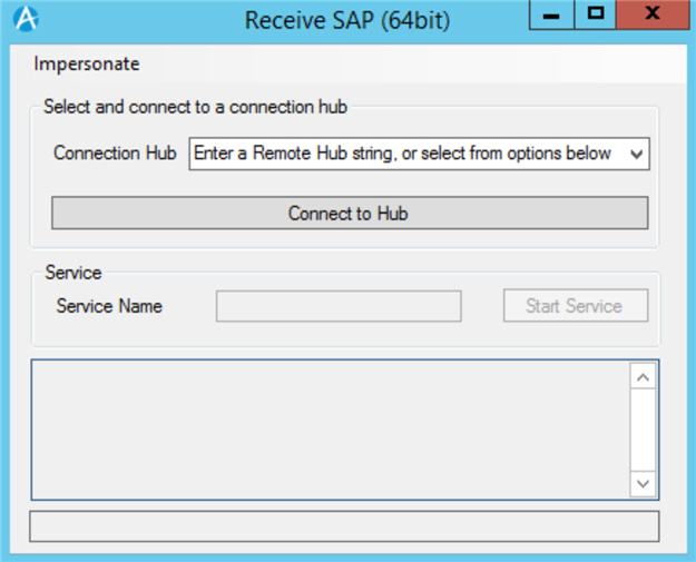 Receive SAP screen