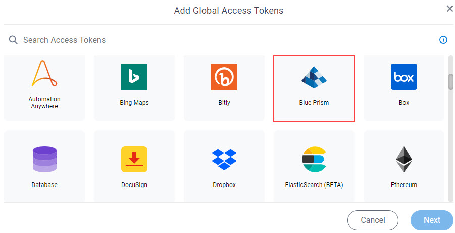 Click Blue Prism