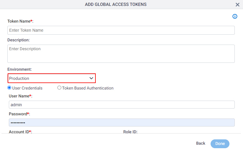Oracle NetSuite Access Token Configuration screen