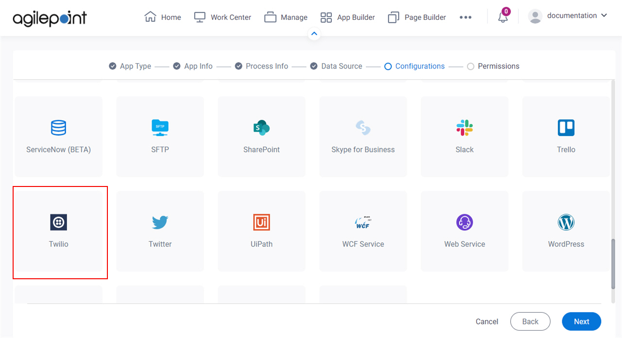 Select Twilio