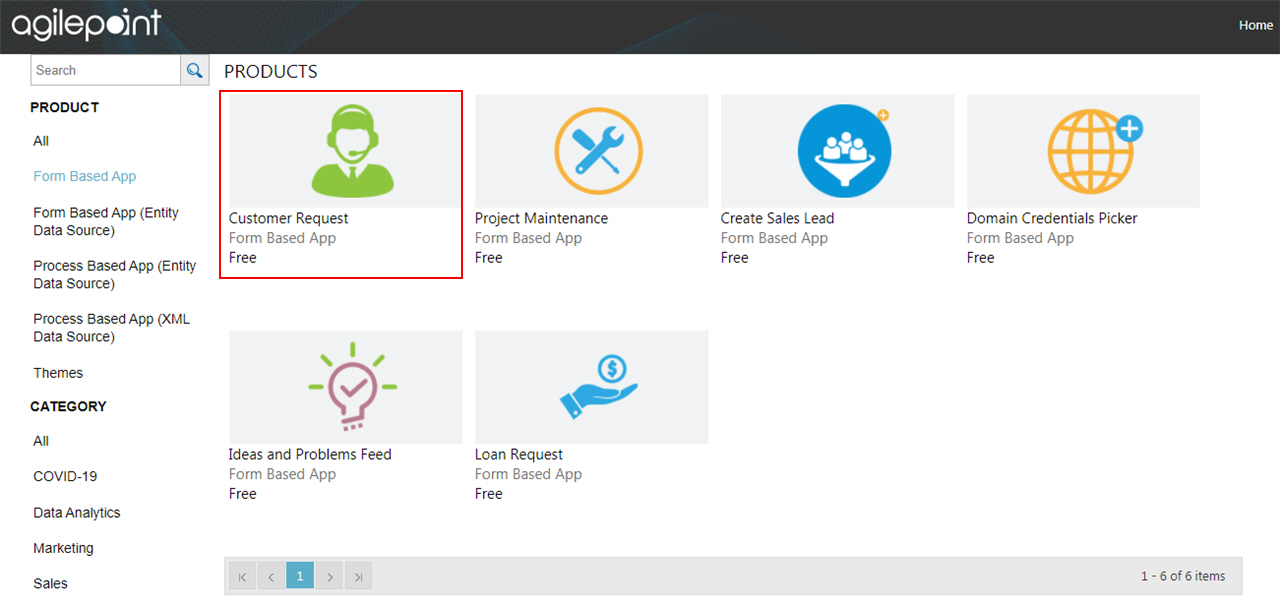 Customer Request App