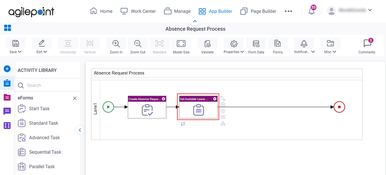 Set Available Leave Hours Standard Task
