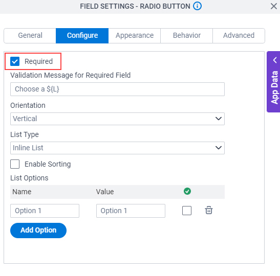 Select Required