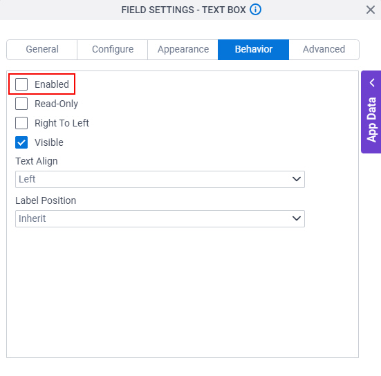 Deselect Enabled