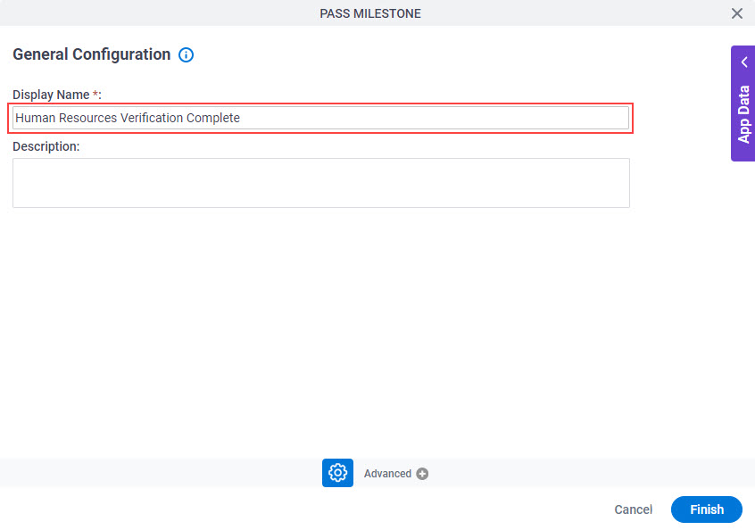 Enter Human Resources Verification Complete