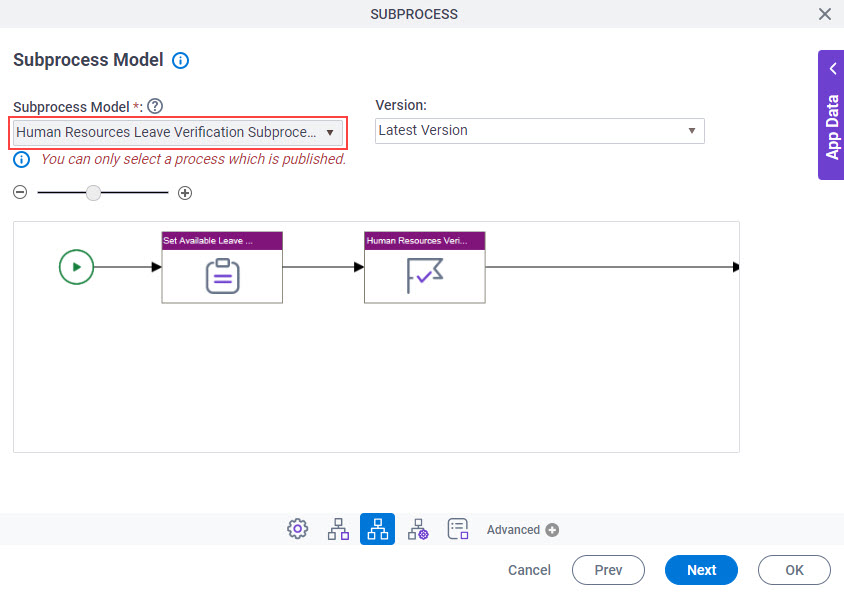 Select Subprocess Model