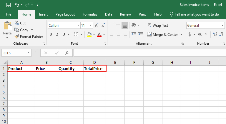 Column Name