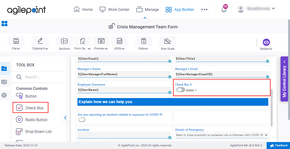 Crisis Management Team Form
