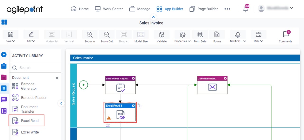 Sales Invoice Process Model