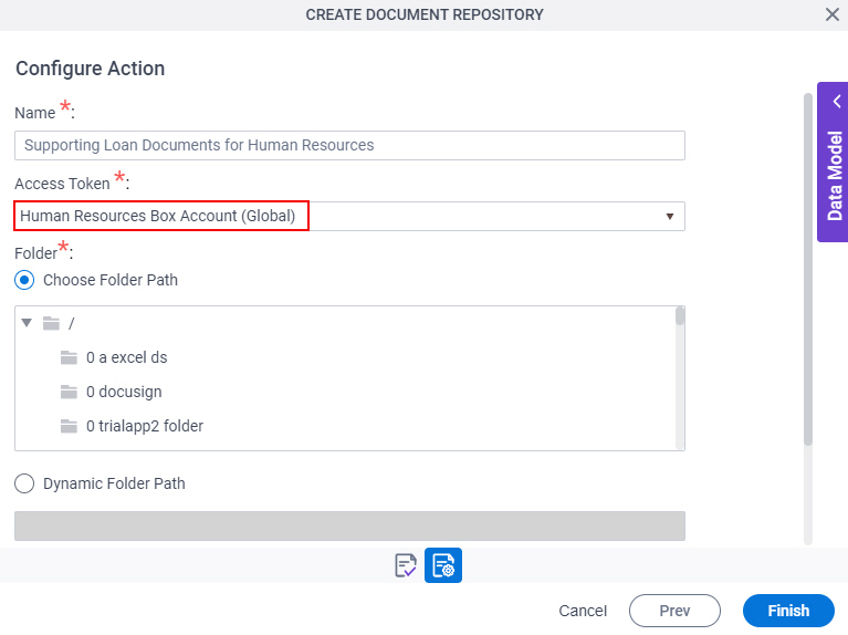 Human Resources Box Account Global