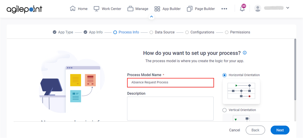 Enter Process Model Name