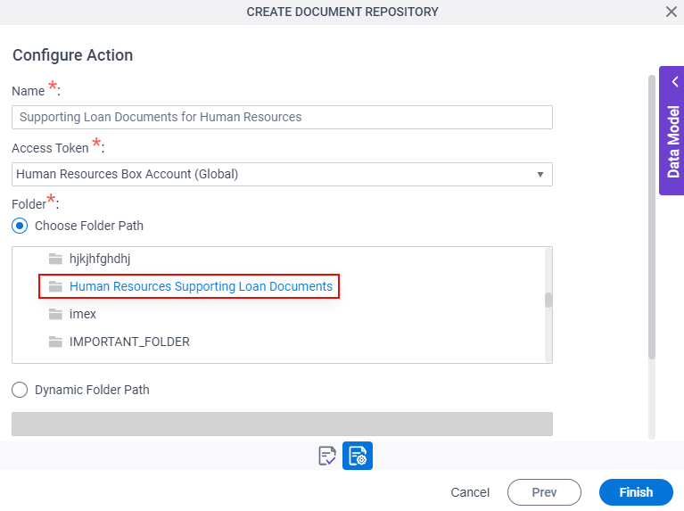 Human Resources Supporting Loan Documents