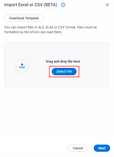 Click Select File