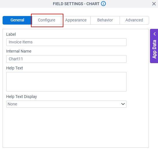 Click Configure tab