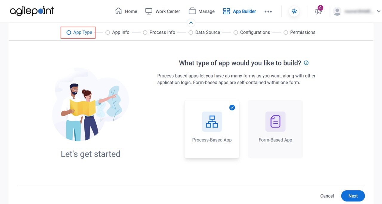 App Type Section
