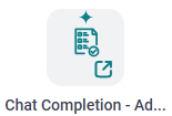Google Gemini Chat Completion Ad Hoc Task activity