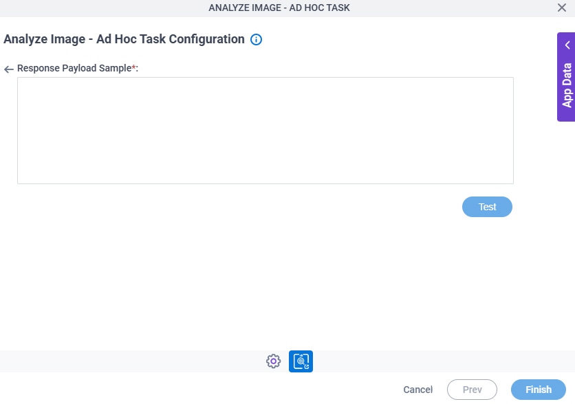 Analyze Image Adapt Flow Parsing Validate screen