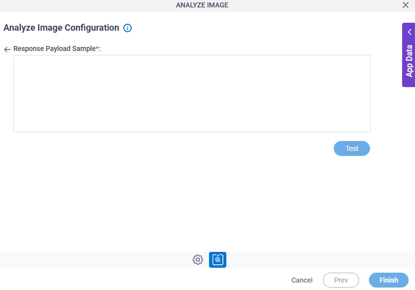 Analyze Image Configuration Parsing Validate screen