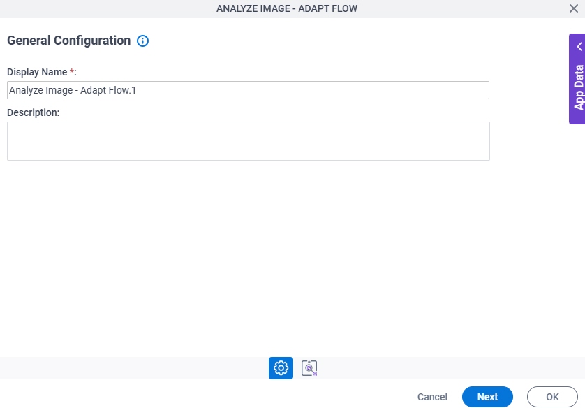 General Configuration screen
