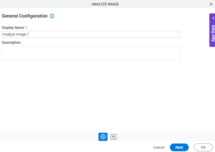 General Configuration screen