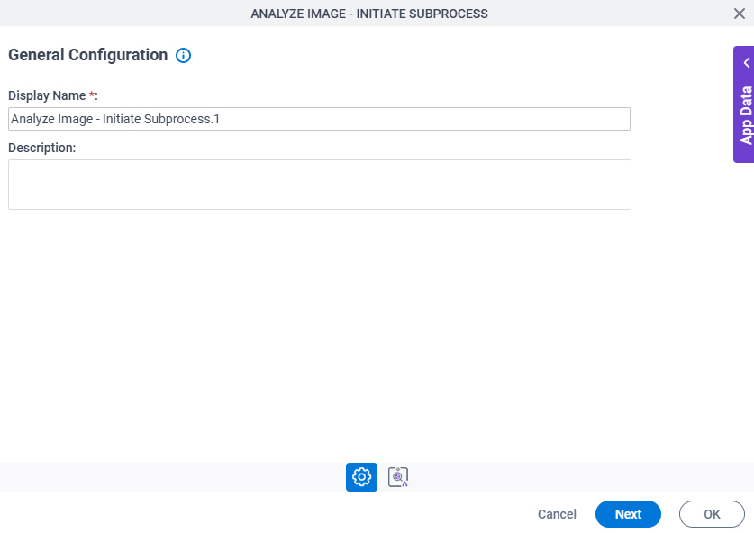 General Configuration screen