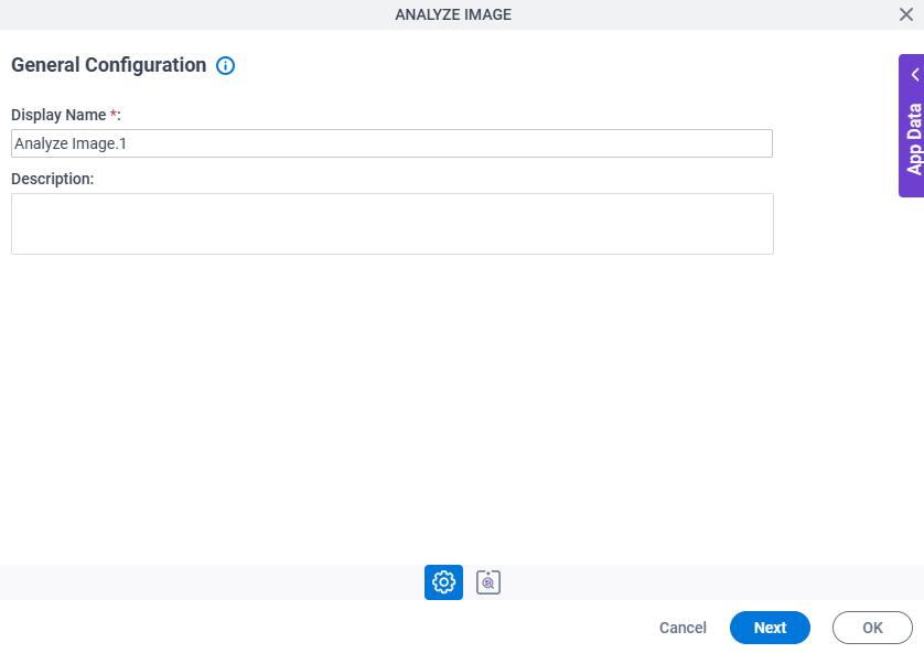 General Configuration screen