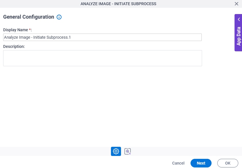 General Configuration screen